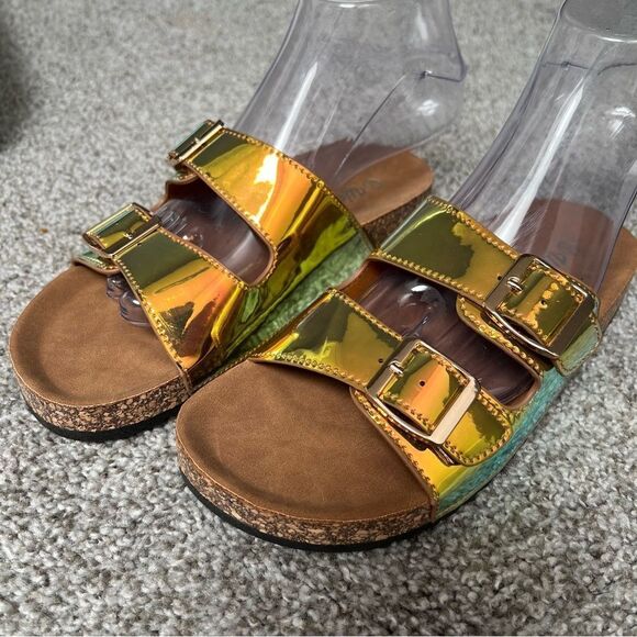 Weeboo Neon Bronze comfort sandal - Picture 2 of 7